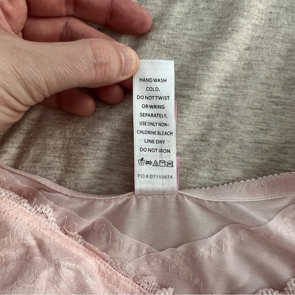 Plus Size Comfort Choice 42C Wireless Posture Support Bra Pink Front Clasp NWT - Picture 11 of 12